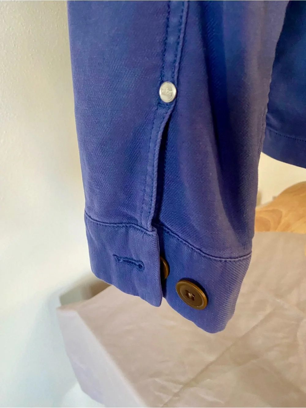 Peter Millar Men's Purple /Royal Blue Button-Front Shirt Jacket